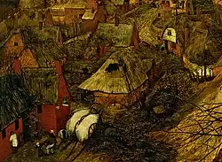 Дома (фрагмент картины)