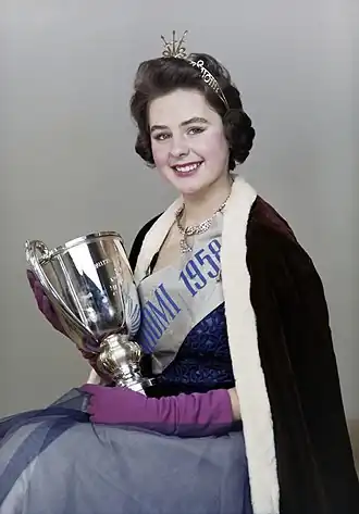 Пиркко Маннола в 1958 году.