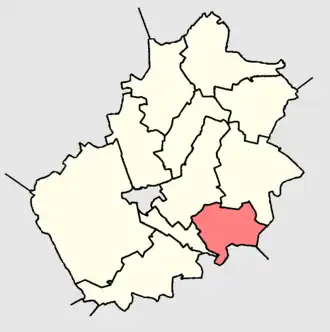 Писарёвское сельское поселение на карте