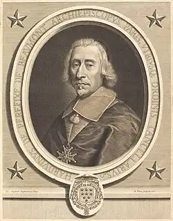 Ардуэн де Бомон. По оригиналу П. Миньяра. 1666. Офорт, резец