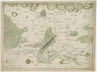 Положение сторон вокруг Ландау в апреле-мае 1793 г.