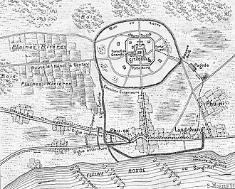 План штурма крепости в 1883 году