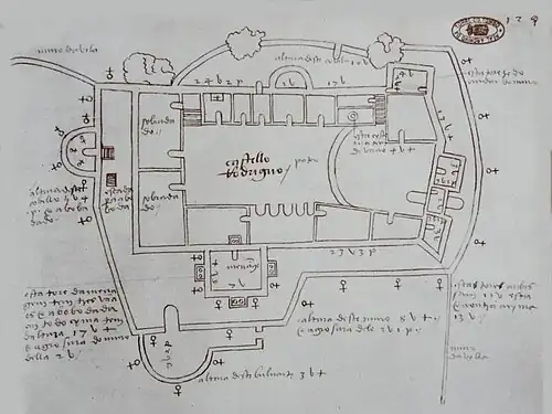 Планировка замка