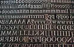 Литеры шрифта Христофора Плантена