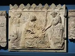 Терракотовая плакетка. Париж, Лувр