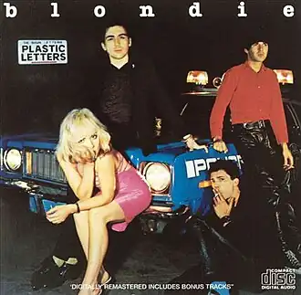 Обложка альбома Blondie «Plastic Letters» (1978)