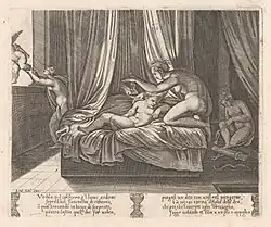 Офорт из серии «История Амура и Психеи». Ок. 1530