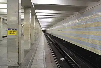 Посадочная платформа и путь