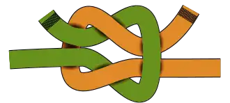 Прямой узел, Гераклов узел, простынёвый узел, квадратный узел, рифовый узел.Профессиональный У. лучший У. используемый, как соединительный.