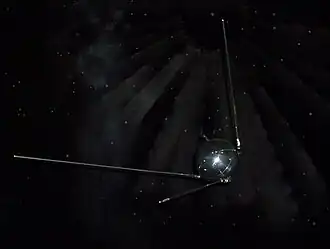 Зал космонавтики. Макет первого искусственного спутника Земли