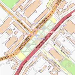 На карте Минска