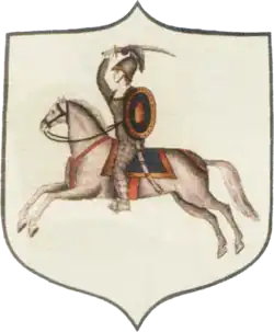 Изображение герба Полоцка в 1840 г.