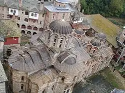 Монастырь Хиландар, где Стефан Серб был игуменом.