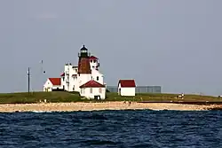 Вид на маяк со стороны Атлантического океана