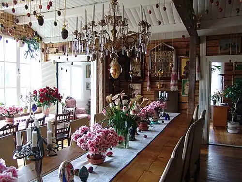 Интерьер трапезной