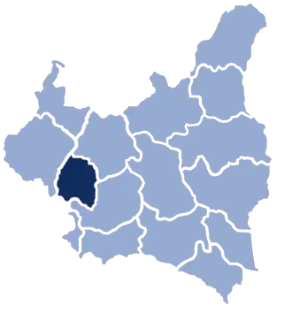 Лодзинское воеводство на карте