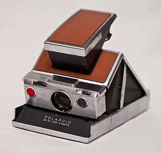 SX-70 первой модификации в разложенном состоянии.