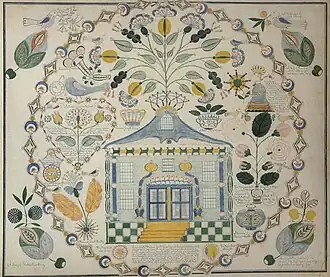 Дар Элизе Энн Тейлор от Матушки Люси. Полли Энн Рид, 1851