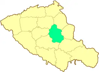 Миргородский уезд на карте