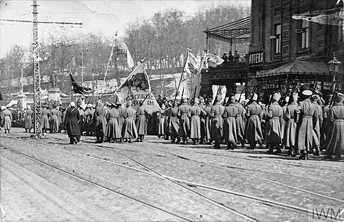 Полуботковцы в центре Киева