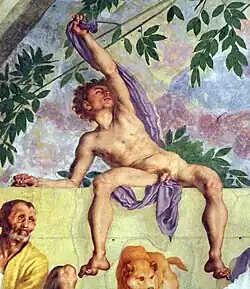 Деталь росписи