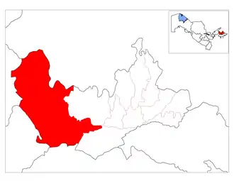 Папский район на карте