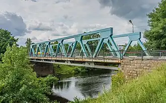 Вид на мост от пожарной части