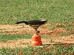 Портативная газовая горелка.