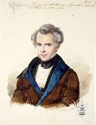 Портрет Клеменса фон Циммермана. 1828