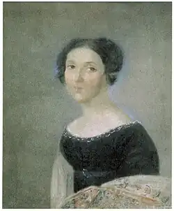 Портрет А. Шнайдер,1822 г.