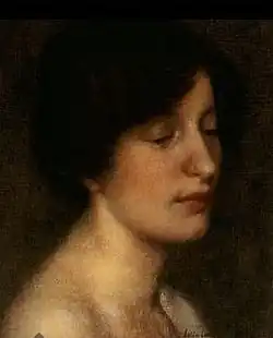 Портрет Эммы Купер работы мужа Колина Купера (около 1897 года)