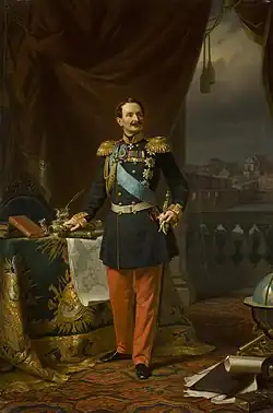 Портрет работы Йозефа Зимлера, 1867 г.