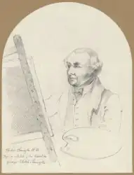 Карандашный портрет Ф. Рейнагла работы Р. Р. Рейнагла