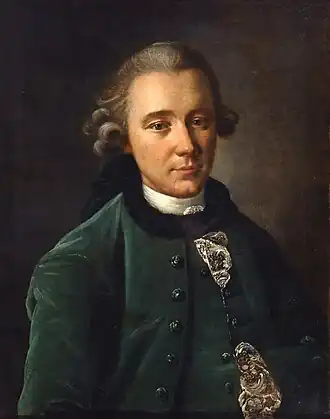 Портрет художника Ивана Фирсова (?). 1760—1762(?). Кисти Ивана Локтева (II половина XVIII в.). Музейно-выставочный комплекс Московской области «Новый Иерусалим».