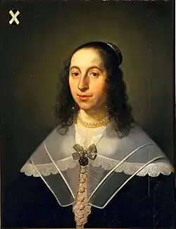 Портрет Анны Хёффт, супруги бургмейстера Томаса Клетчера. 1643. Холст, масло. Исторический музей, Гаага