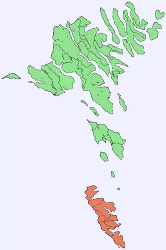 Расположение острова Сувурой