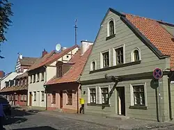 Исторические здания по ул. Aukštoji (Аукшто́йи) в Старом городе