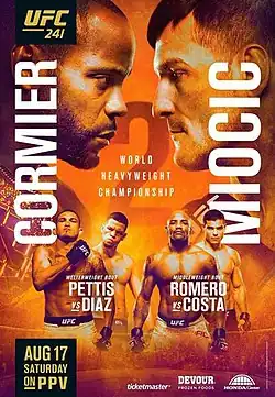 Постер UFC 241: Кормье - Миочич 2