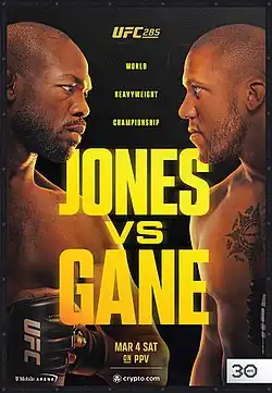 Постер UFC 285: Джонс - Ган