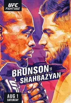Постер UFC Fight Night: Брансон - Шахбазян