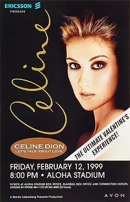 Рекламный постер тура в 1999 году