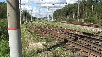 Вид с южной горловины станции