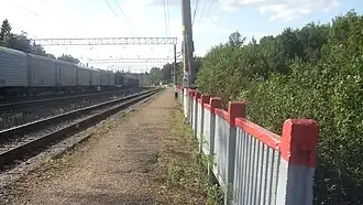 Вид с юго-восточного края боковой платформы