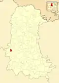 Расположение муниципалитета на карте провинции