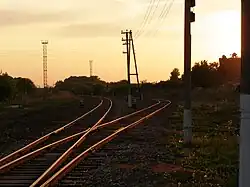 Оставшиеся пути на станции