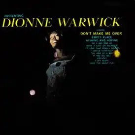 Обложка альбома Дайон Уорвик «Presenting Dionne Warwick» (1963)