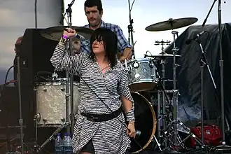 Андреа Золло и Ник ДеВитт на фестивале Sasquatch (2006 год)