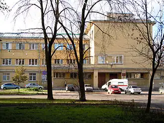 Профилакторий Кировского района (1927), архитекторы: О. Л. Лялин, Л. В. Руднев и др., фото: 2012 года