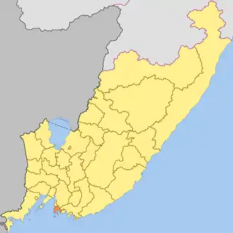 ФокиноЗАТО Фокино на карте