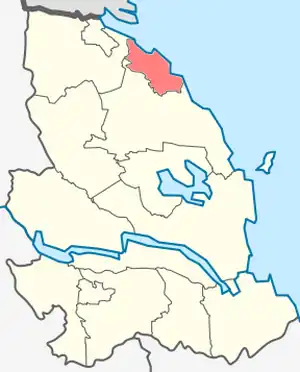 Приозерское городское поселение на карте